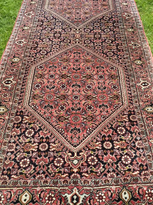 Kaszmirowy Bidjar z Iranu - Perski chodnik z czystej wełny 70 x 315 cm