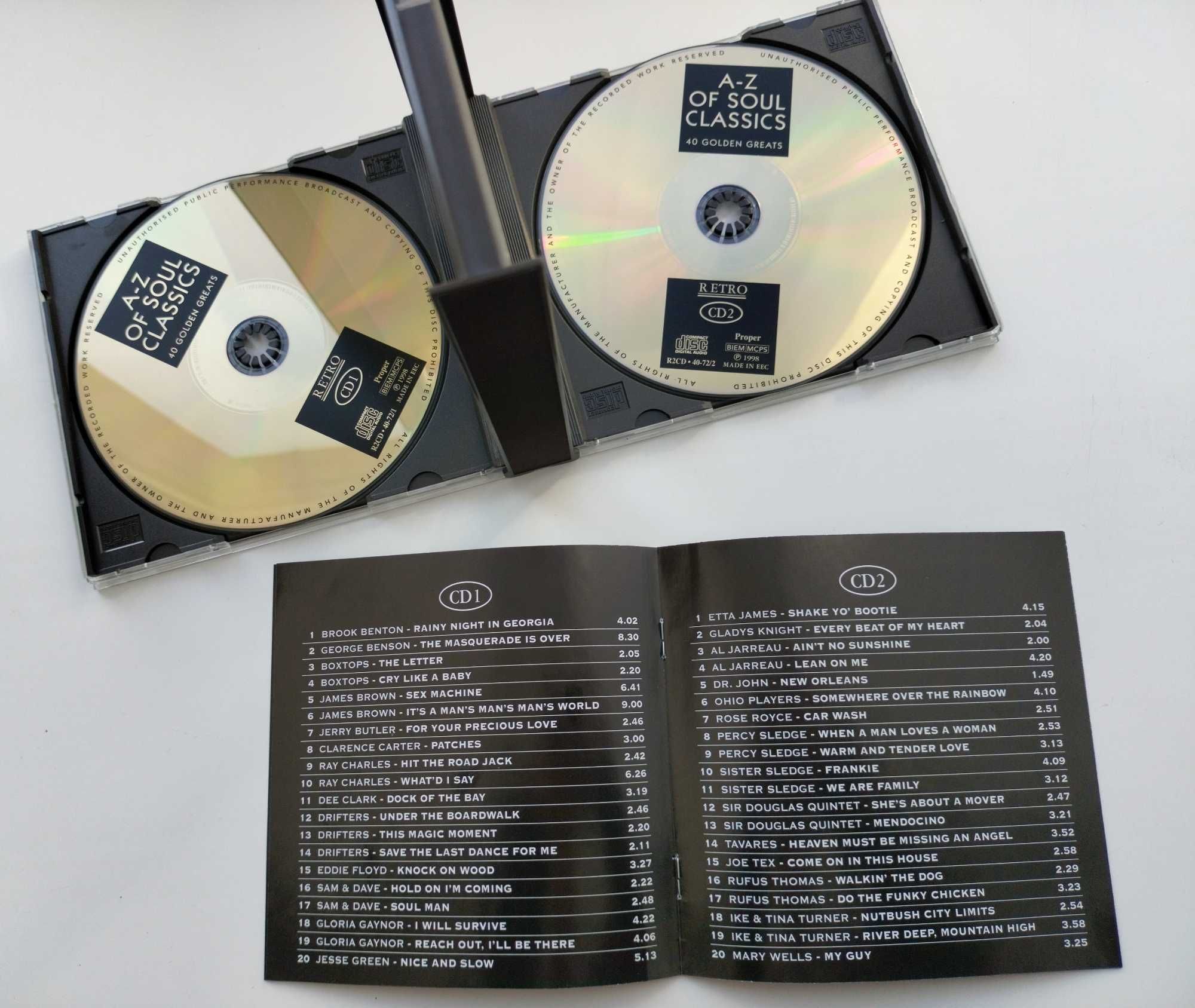 Компакт диск A-Z of soul classics 40 golden greats