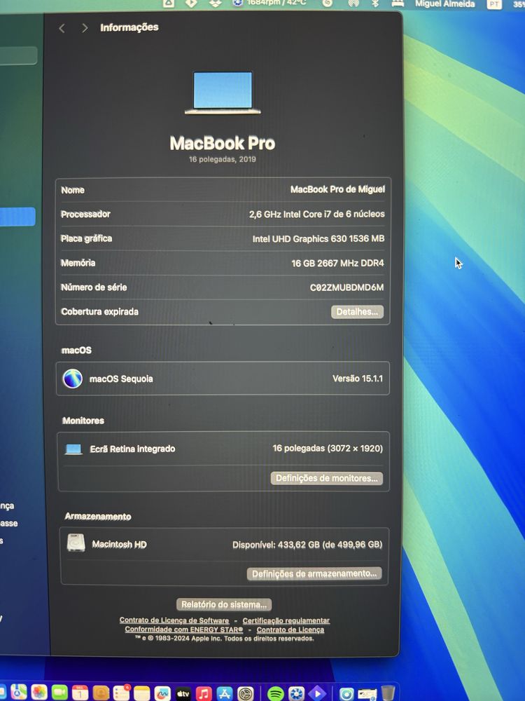 Macbook Pro 2019