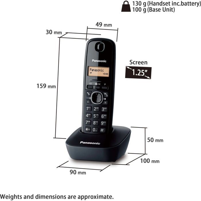 Telefon bezprzewodowy Panasonic KX-TG1611 PDH