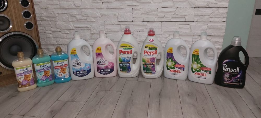 Chemia Niemiecka, Żel, Proszek, Płyn, Kapsułki, Lenor, Ariel, Persil