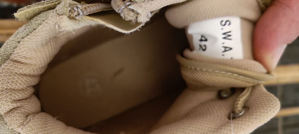 Черевики тактичні берці SWAT ZK-0217 розмір 42 колір хакі