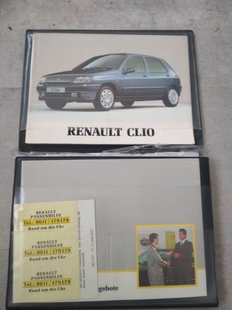 Książka instrukcja renault Clio 1