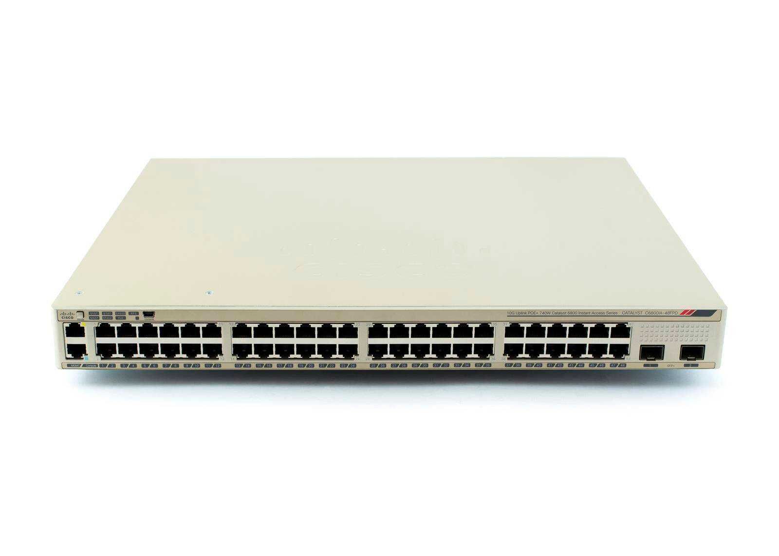 Гигабитный коммутатор Cisco C6800IA-48FPDR PoE+ 10G