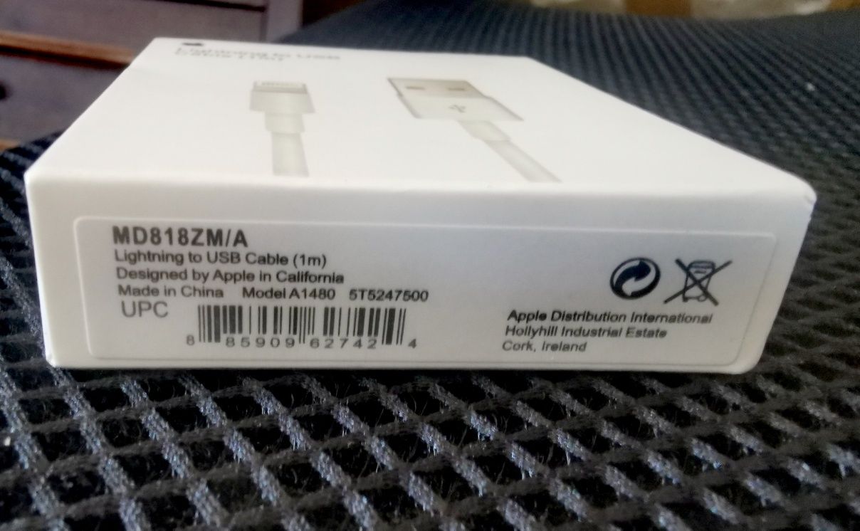 Kabel USB Lightning - Apple 1m