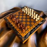 шахмати, шашки з дерева шахматы, нарды, 3/1 из дерева