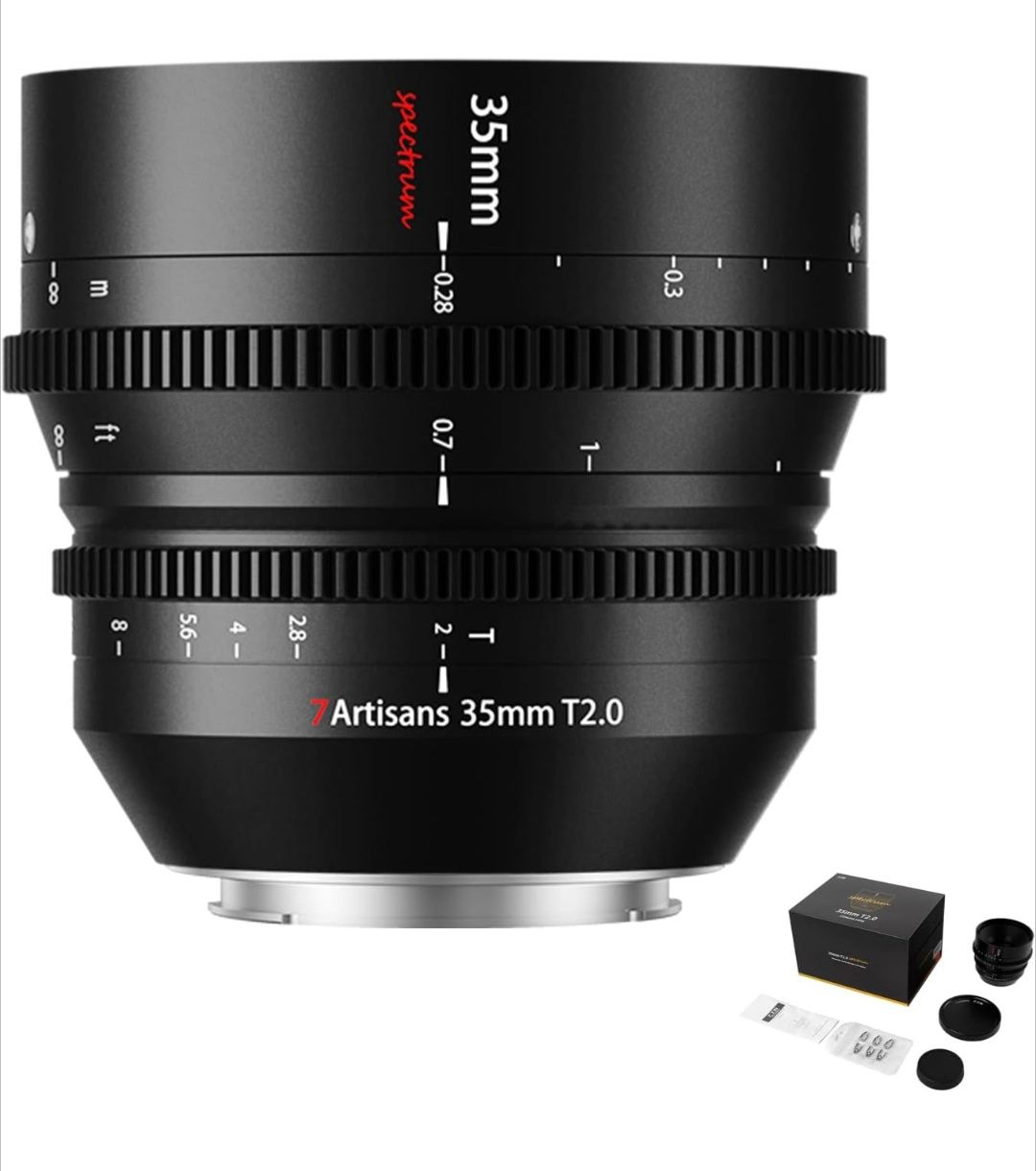 7artisans 35 mm T2.0 Cine Full Frame Sony E