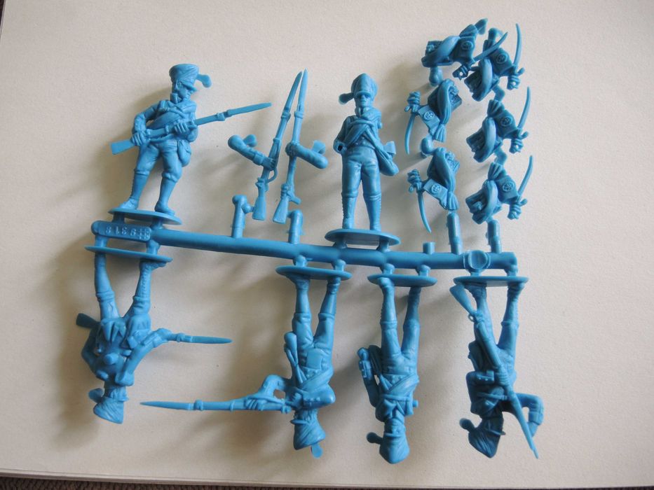 солдатики Прусской пехоты в атаке 1812 года масштаб 1:32