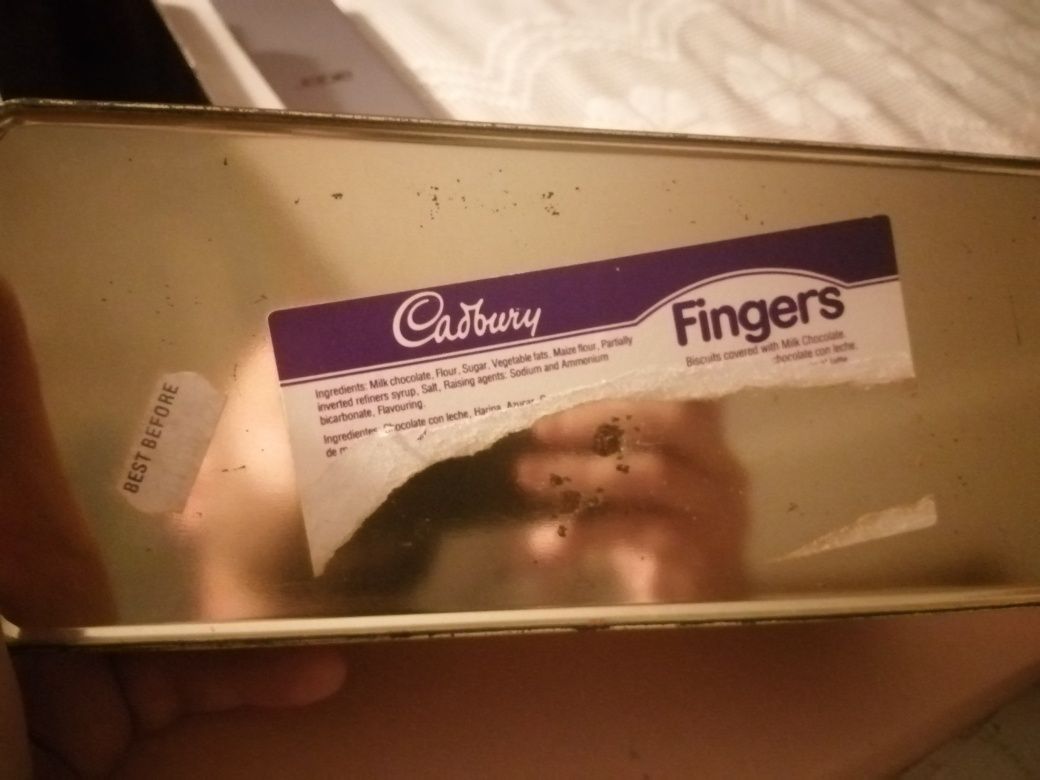 Lata de Bolachas Cadburys
