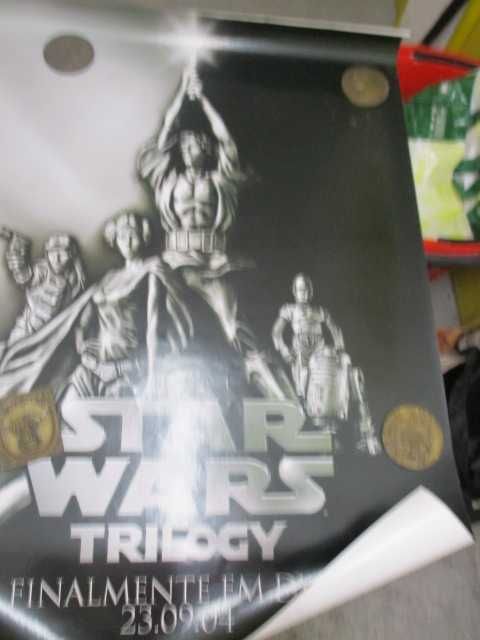 Cartazes originais filmes Star Wars usados nos cinemas