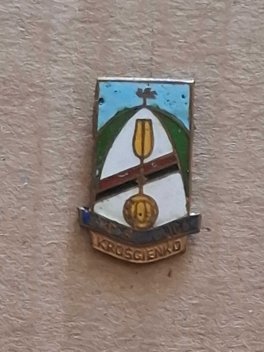 Odznaka klubowa  Sokolnica Krościenko - niebieska