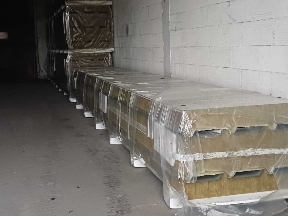 Płyta Warstwowa Wełna Mineralna II gat.Dach, Hala, Garaż, Dom