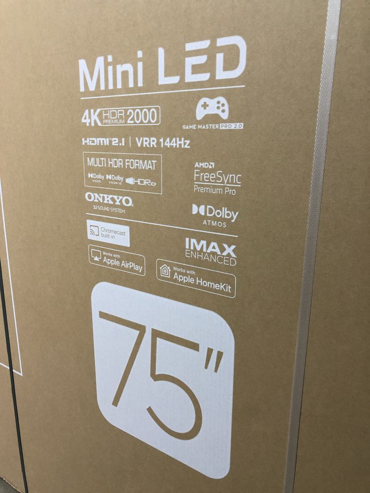 Телевізор TCL 4K MiniLED 85C845, 75C845, 65C845, 55C845