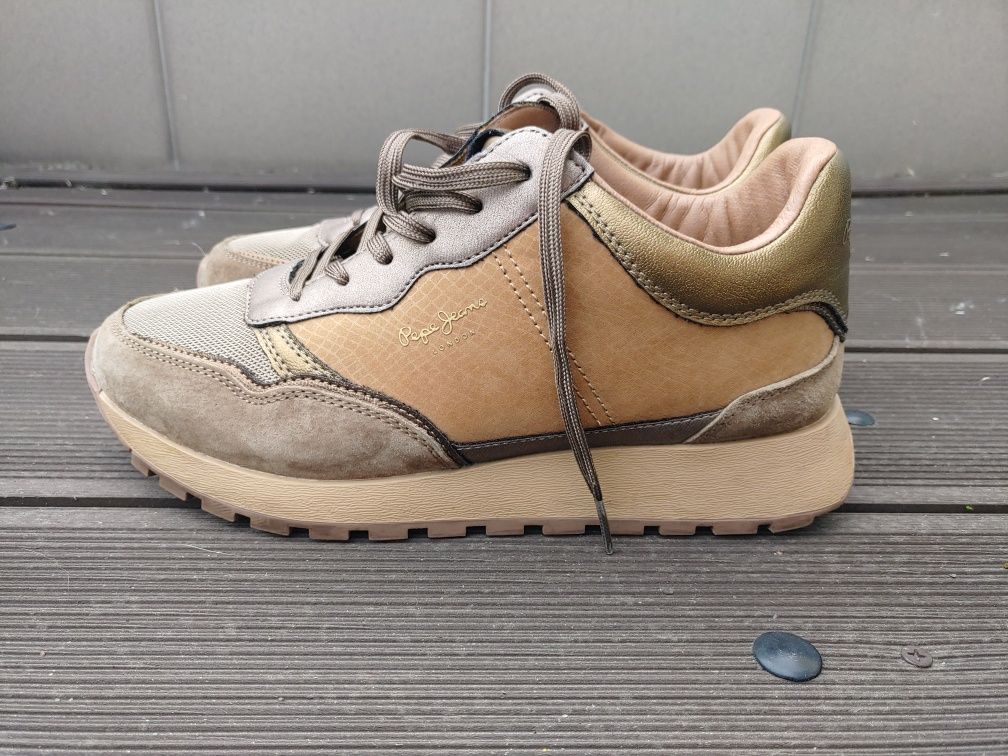 Buty Pepe Jeans London Brązowe