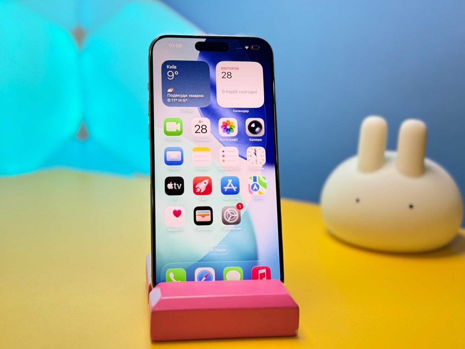 Смартфон Apple iPhone 15 Pro Max 256GB Natural(150146) Б/У З ГАРАНТІЄЮ