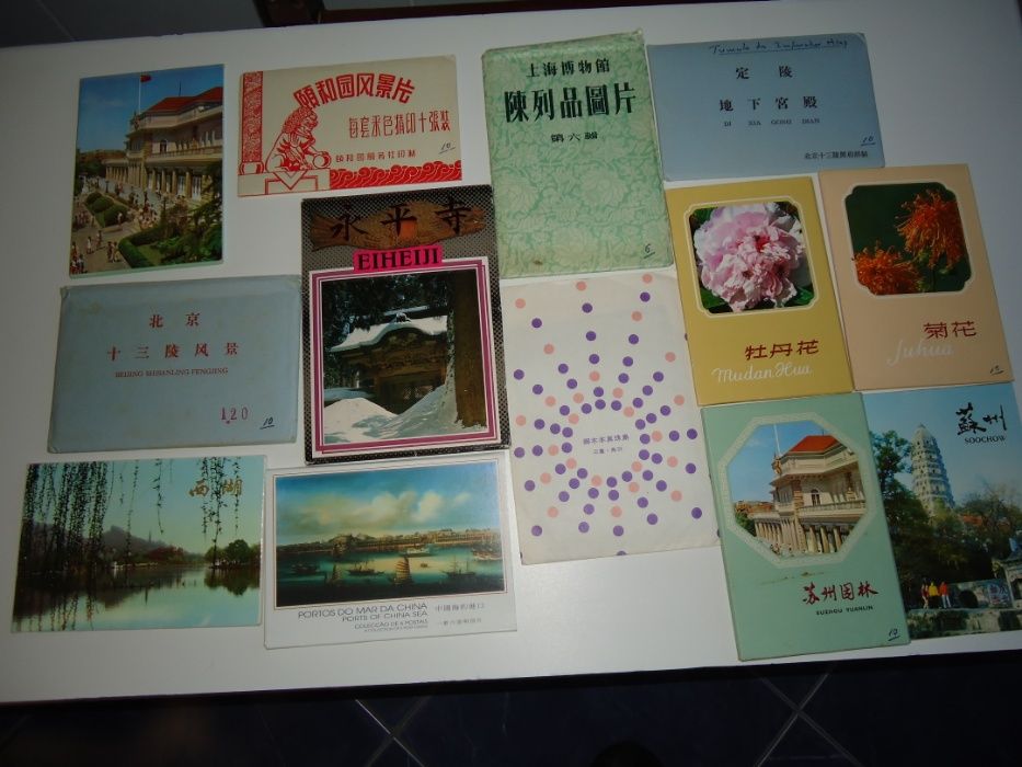 Cadernos de Postais, vários países.