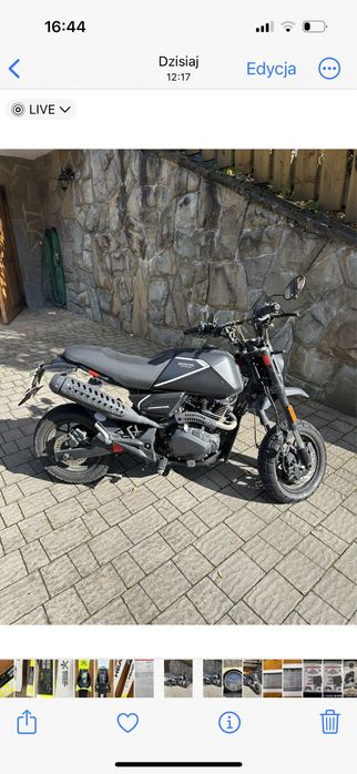 Motor mini Brixton crossfire 125cm