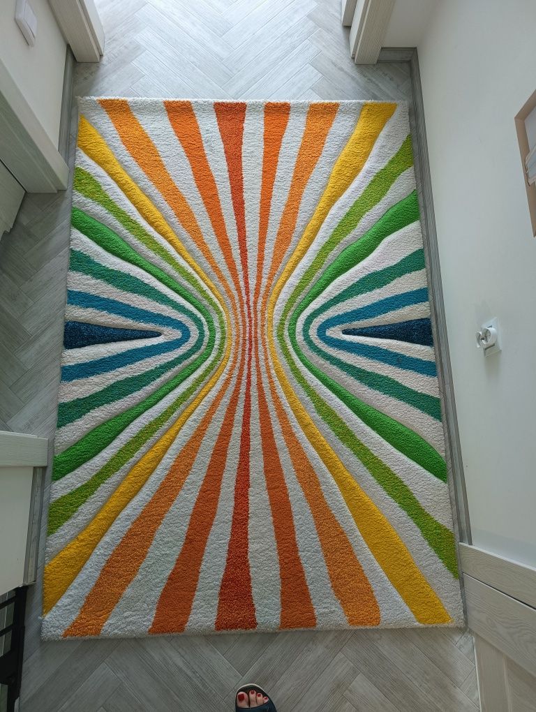Kolorowy dywan 117x172cm