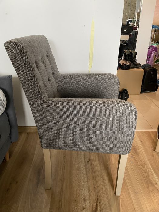 4x krzesło tapicerowane typu kominek