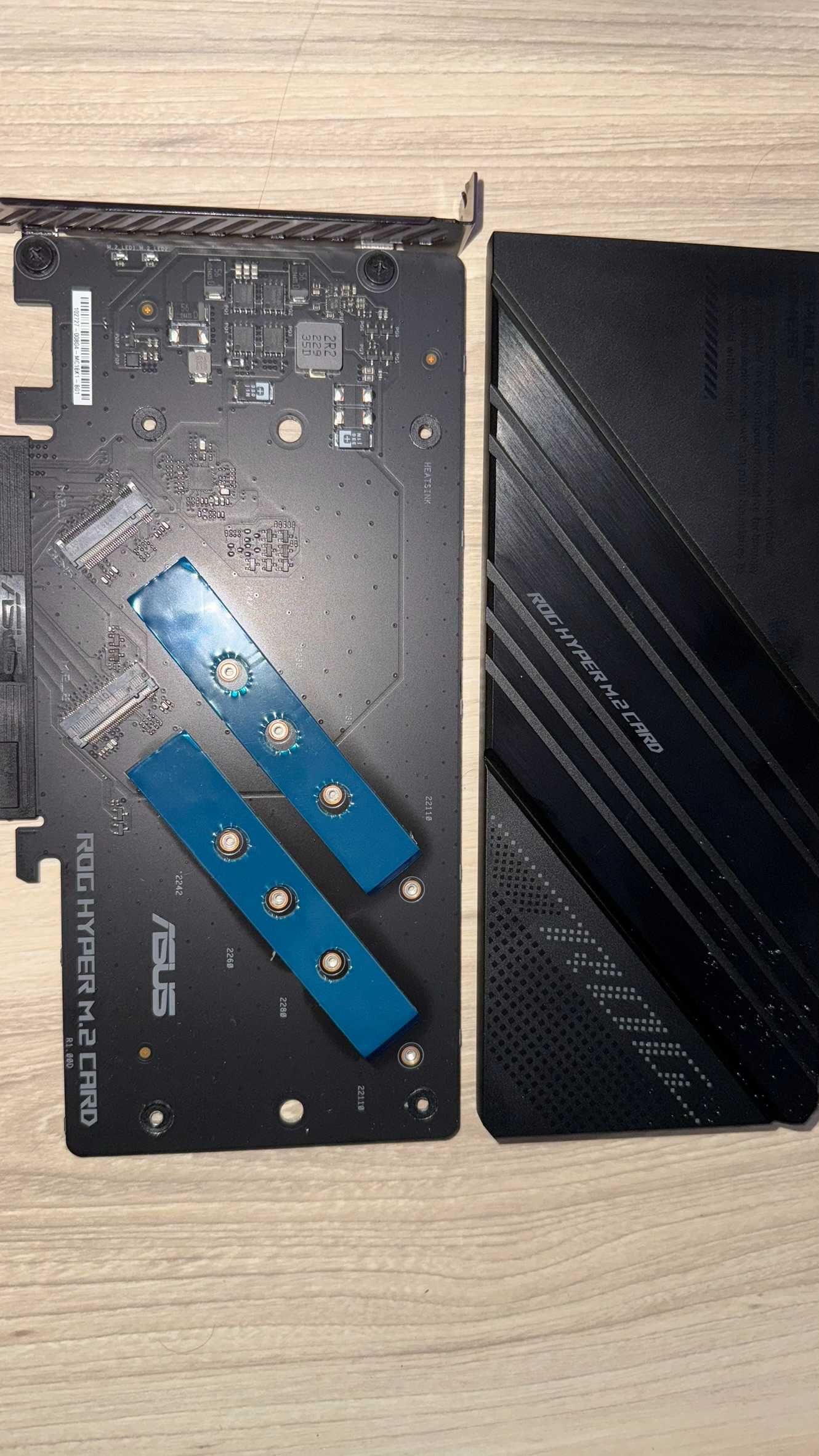 ASUS ROG HYPER M.2 card – Adapter PCIe M.2 NVMe