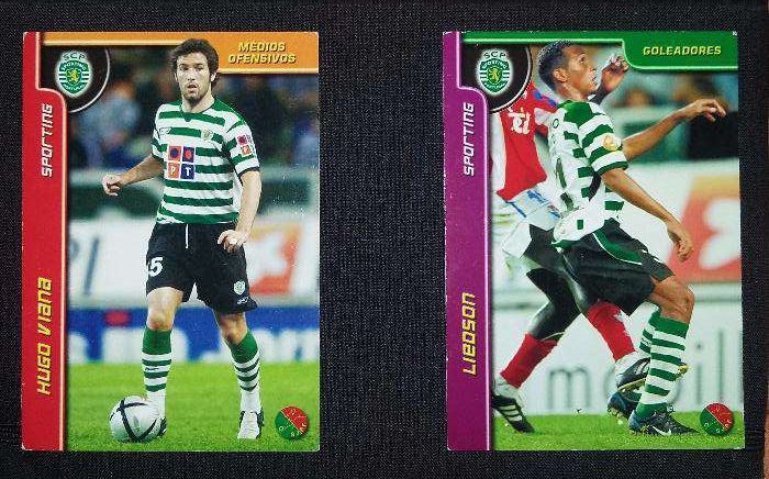 Cromos Panini - Liedson e Hugo Viana - Sporting (portes grátis)