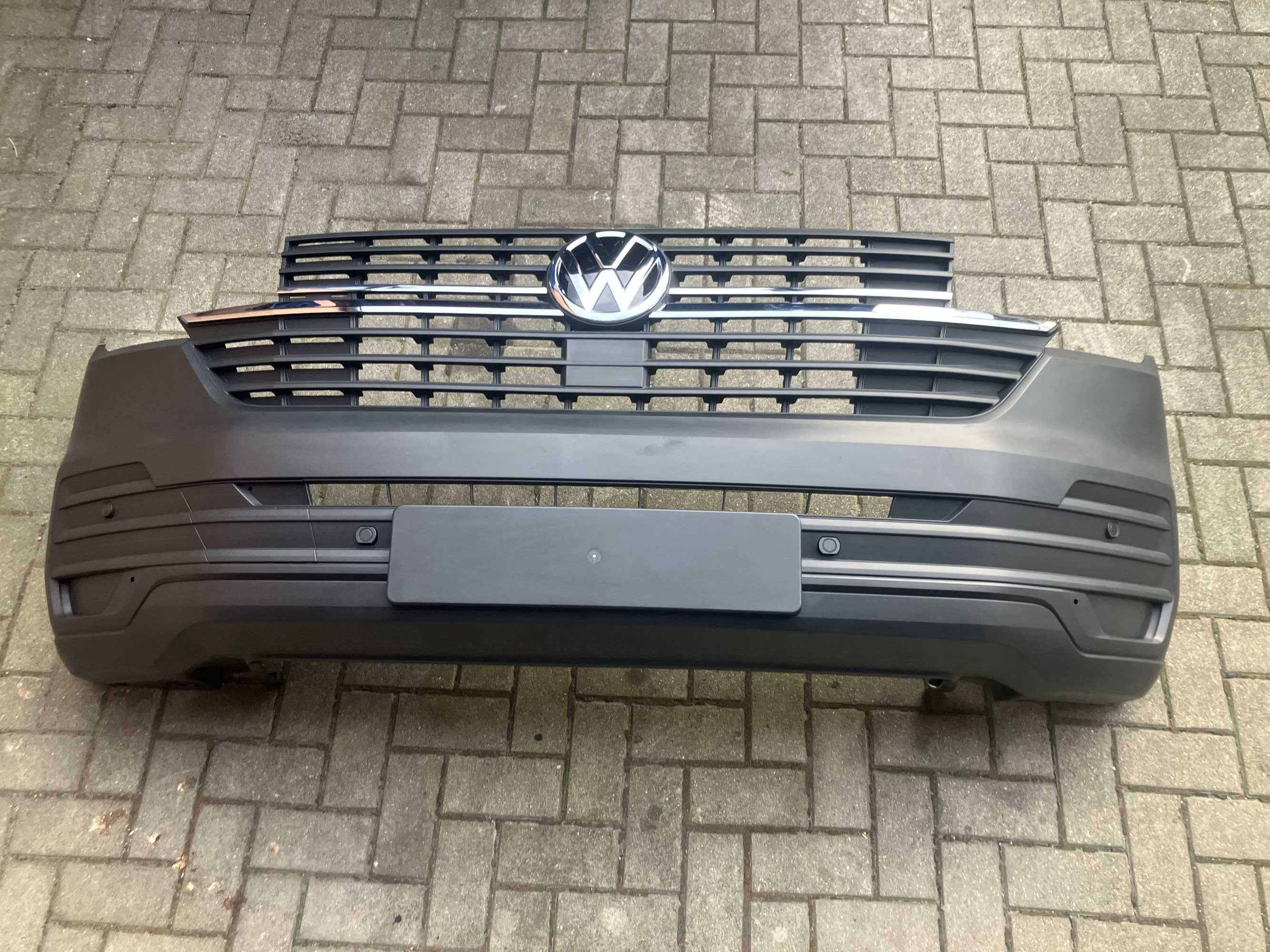 Zderzak przedni do Vw T6.1; T6 Lift TRANSPORTER na 4 PDC STRUKTURA