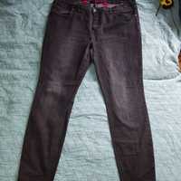 Czarne jeansy reinbow super skinny