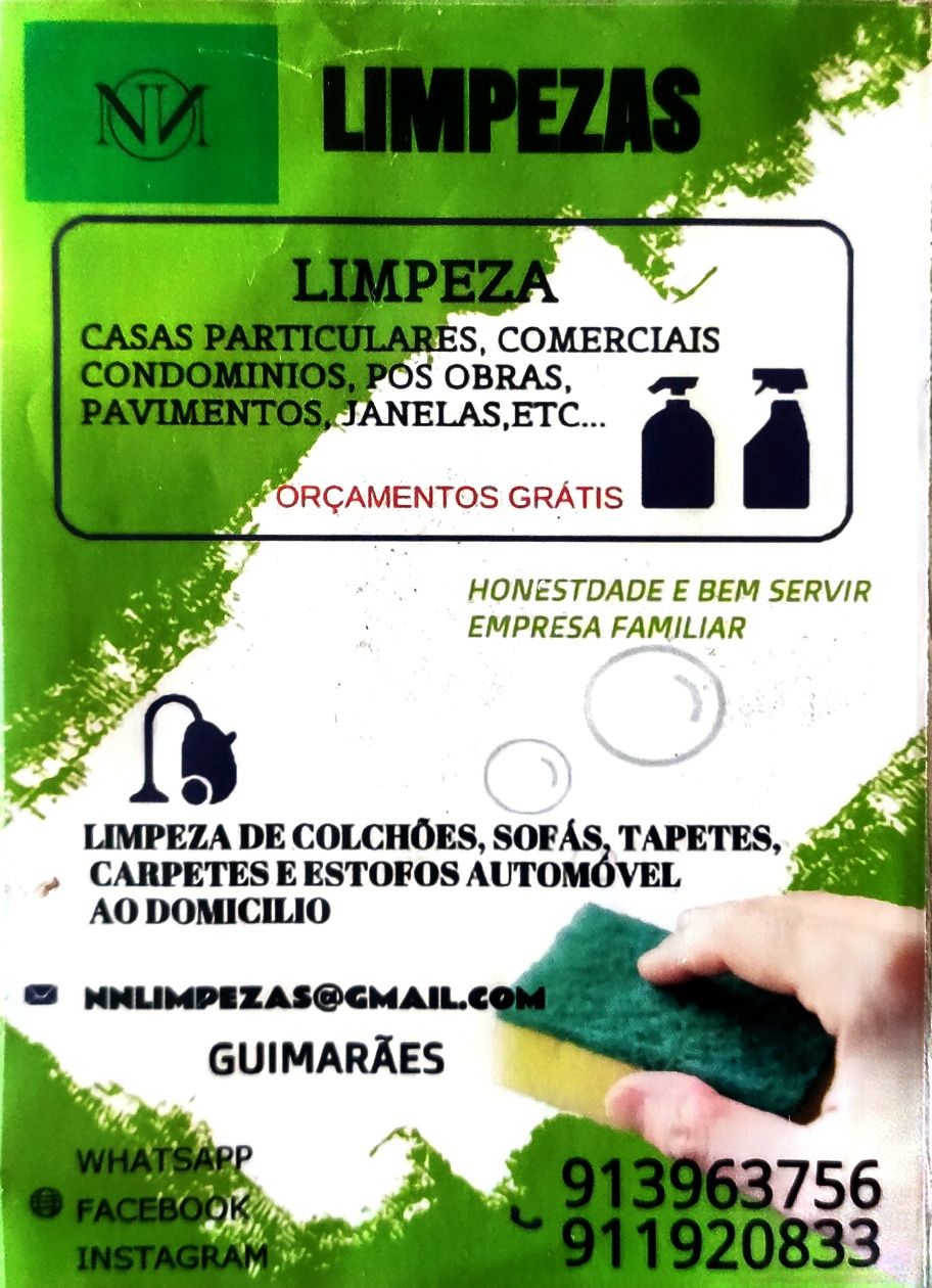 LIMPEZAS particulares e comerciais