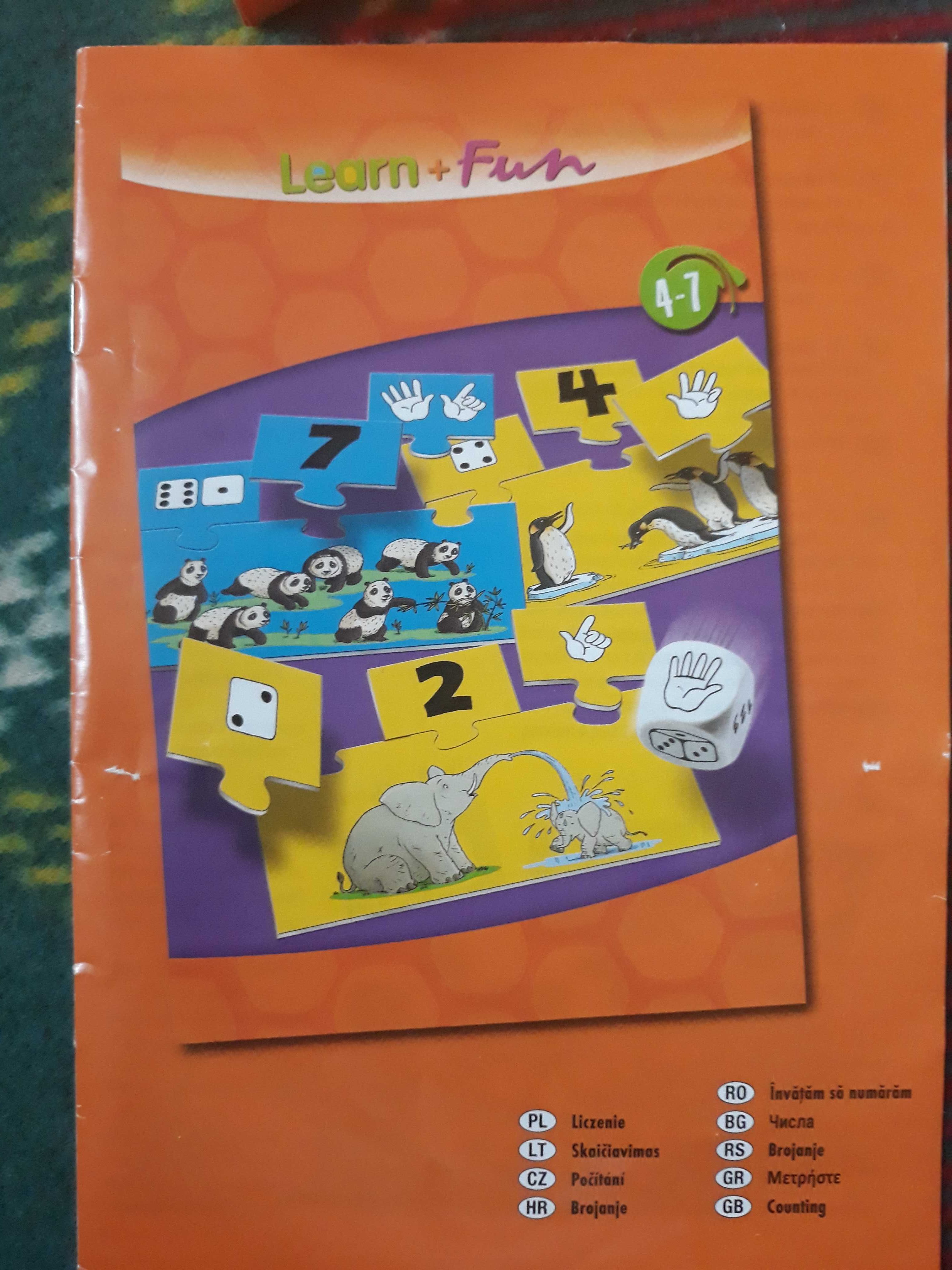 Gra planszowa do nauki liczenia  Learn&fun Counting