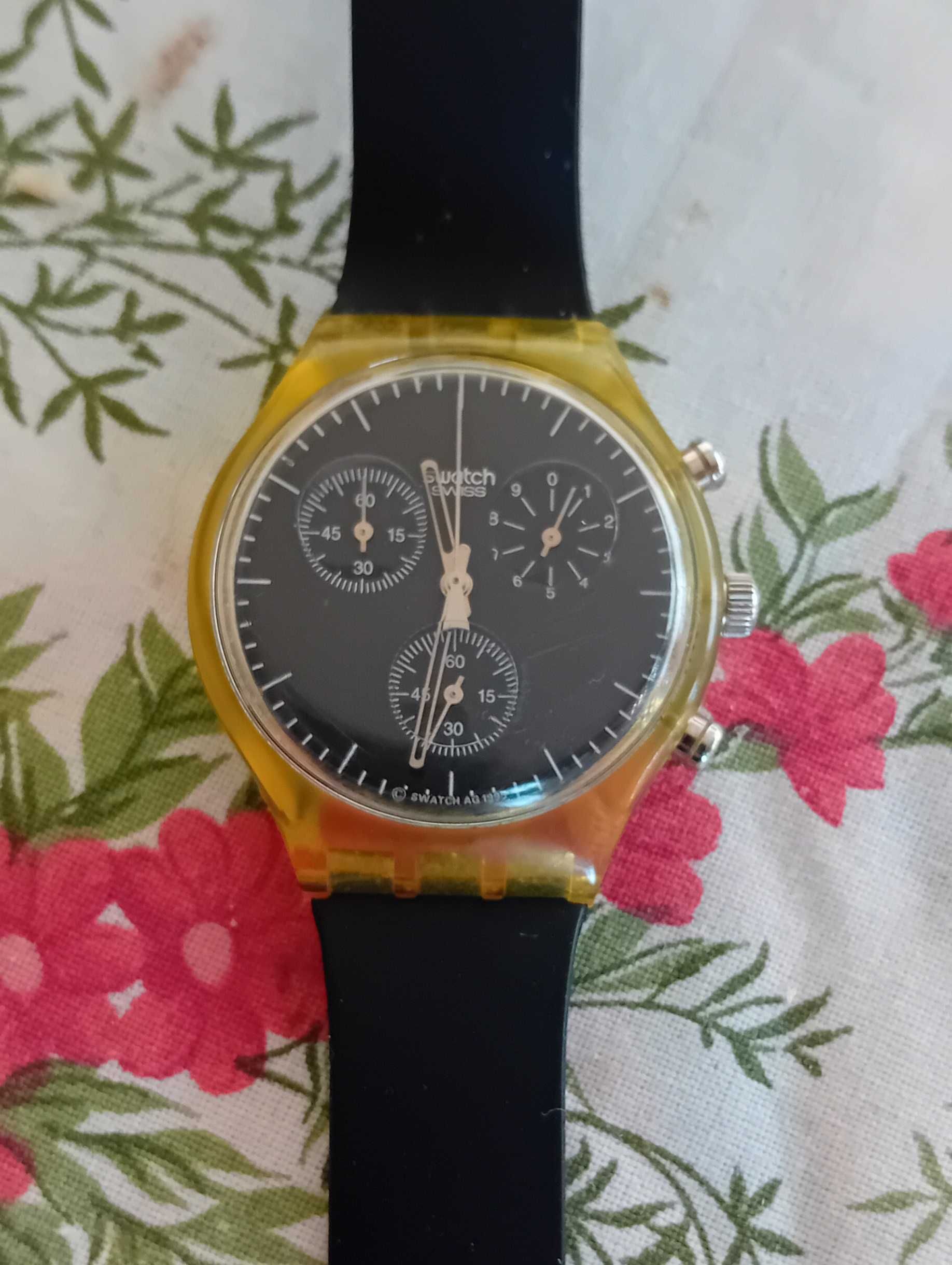 Relogio Swatch Cronografo Original Antigo