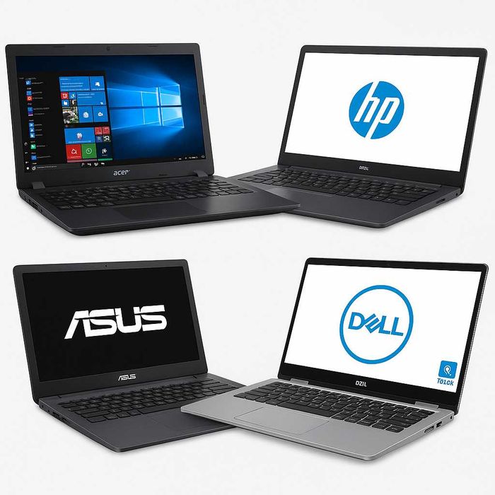 Ноутбуки в наявності — HP, Dell, Lenovo, Acer, Asus, Fujitsu