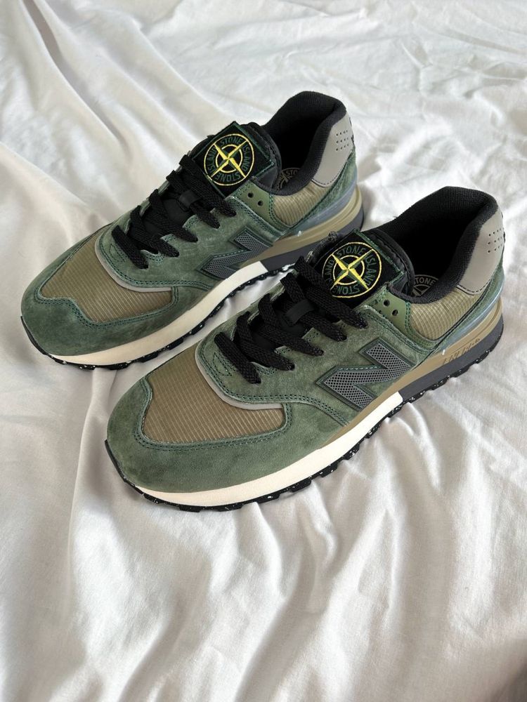36-45, New Balance 574 Legacy "Stone Island Dark Green", НБ 574 стонік