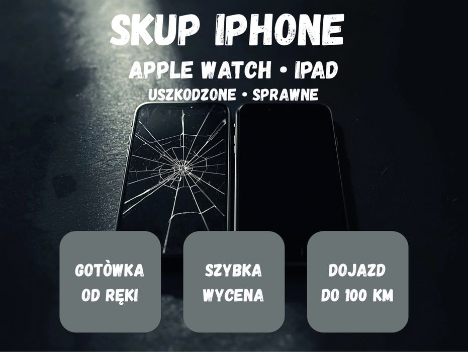 Skup Apple iPhone Uszkodzone - Sprawne
