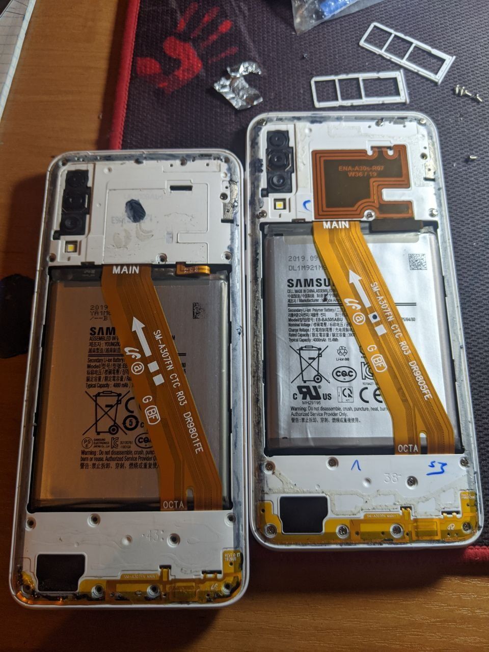 Разборка Samsung a30s