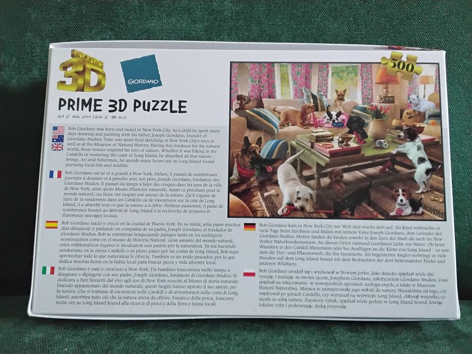 Nowe Puzzle 3D, pieski