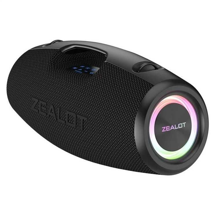Блютуз колонка Zealot S78 100Вт Bluetooth-динамік і функця павербанка