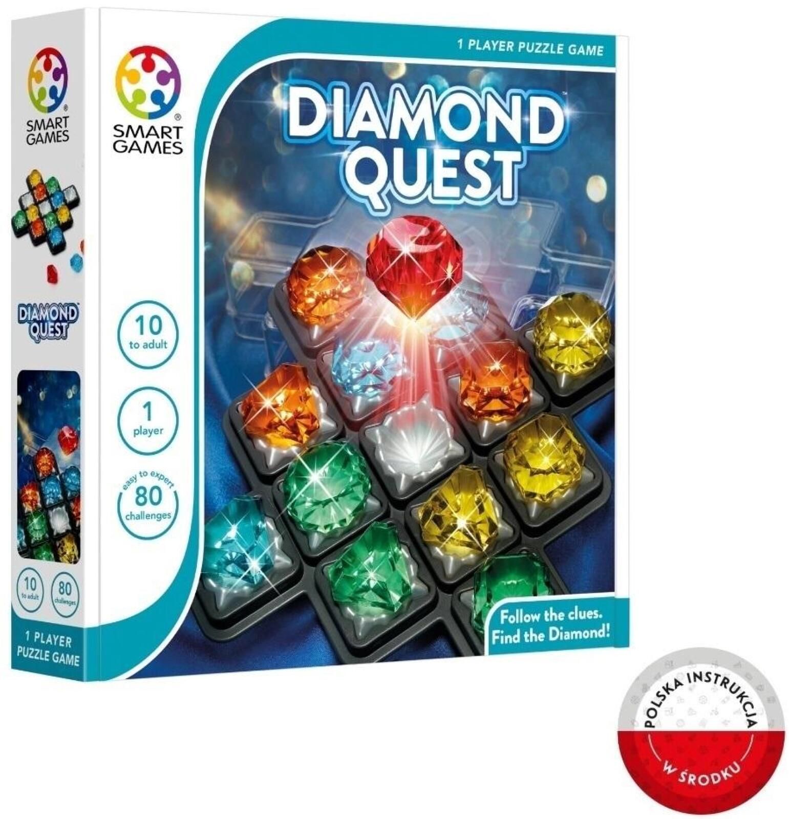 Smart Games Diamond Quest (ENG) IUVI Games IUVI Games pudełko,243x245