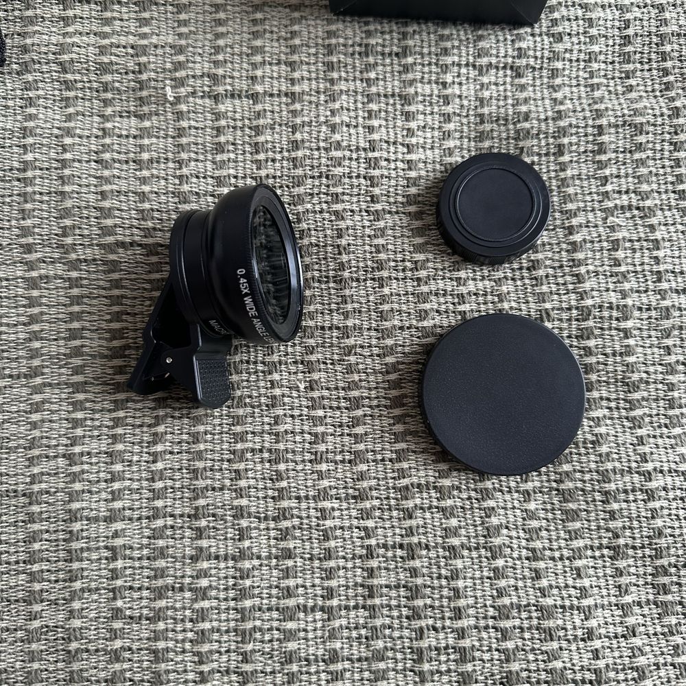 Макролінза для телефона 2 в 1 - 0,45X Phone Lens широкоугольный