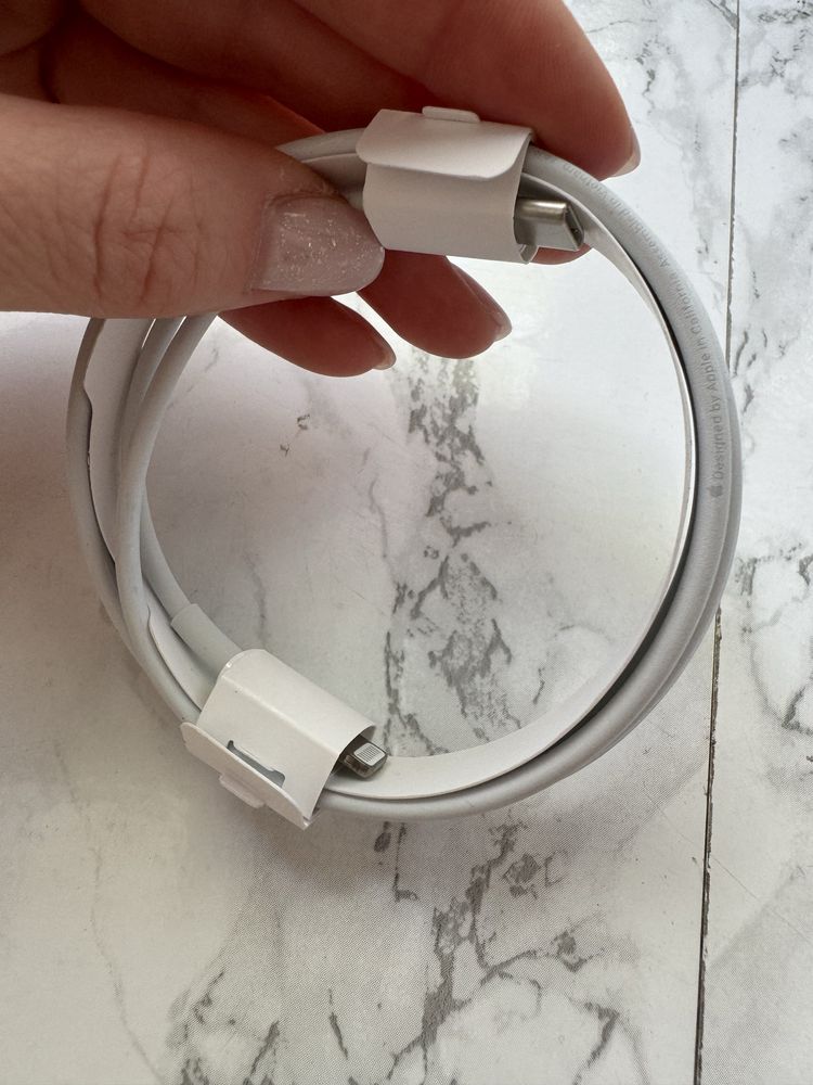 ładowarka iphone - zasilacz + kabel usb-c / lightning