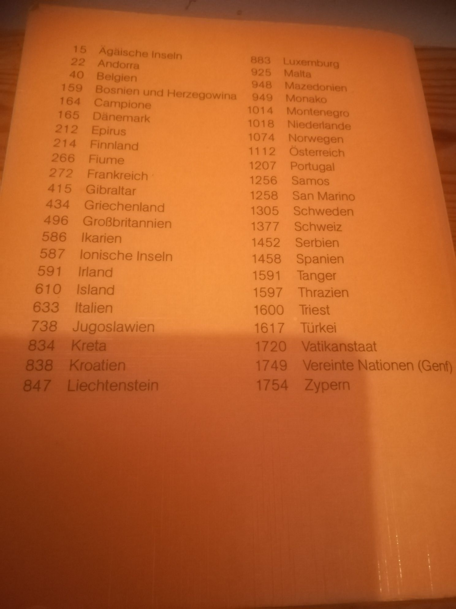 Katalog europa west 1980