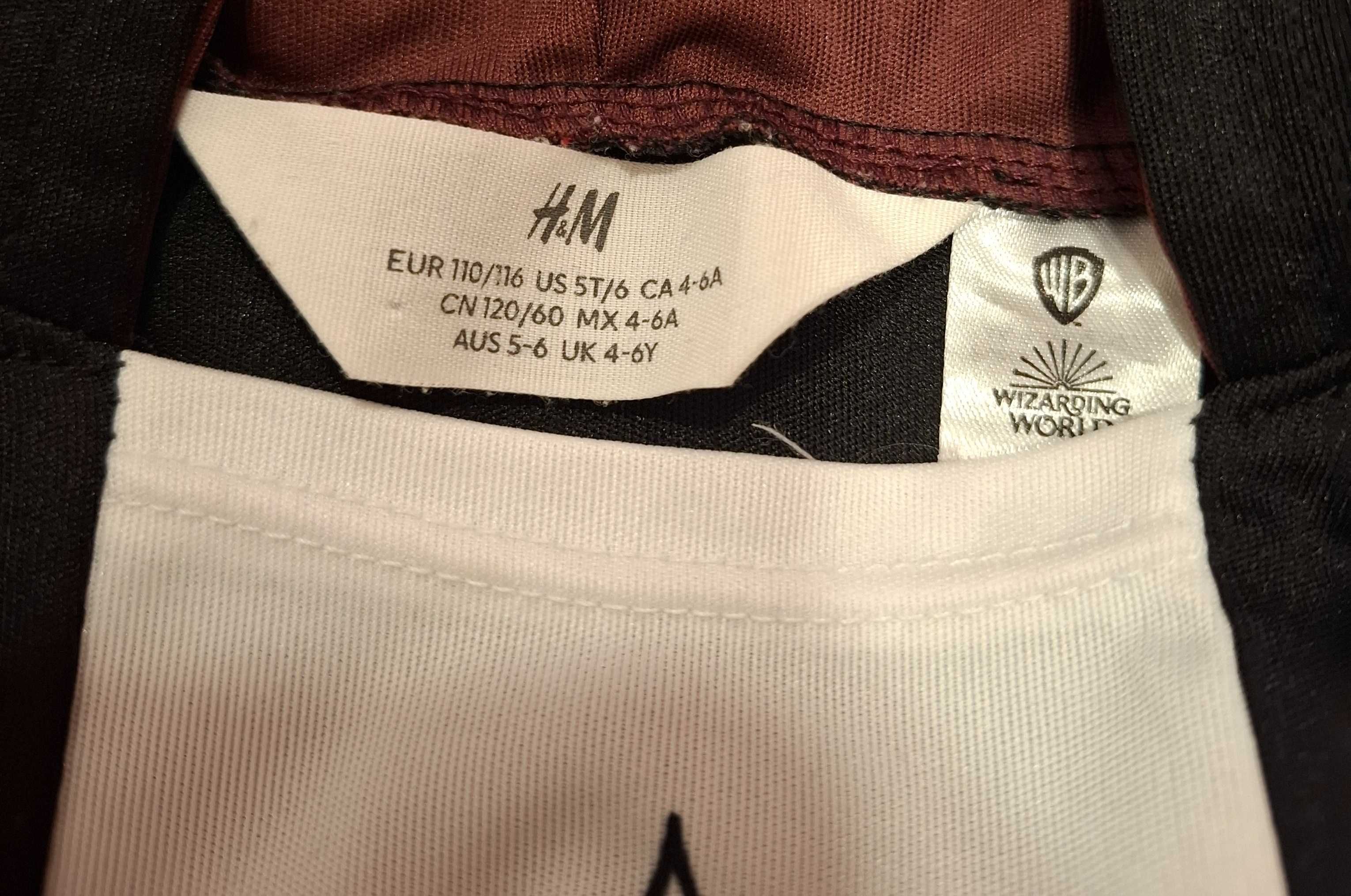Strój Kostium Przebranie Hermiona Harry Potter Sukienka H&M 110-116