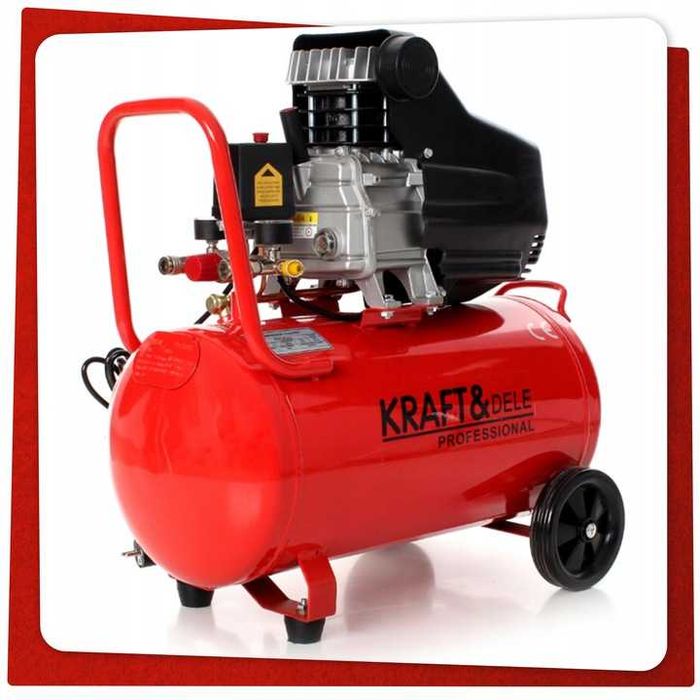 Kompresor olejowy sprężarka powietrza 50l 9Bar tłokowa pompa PROFI