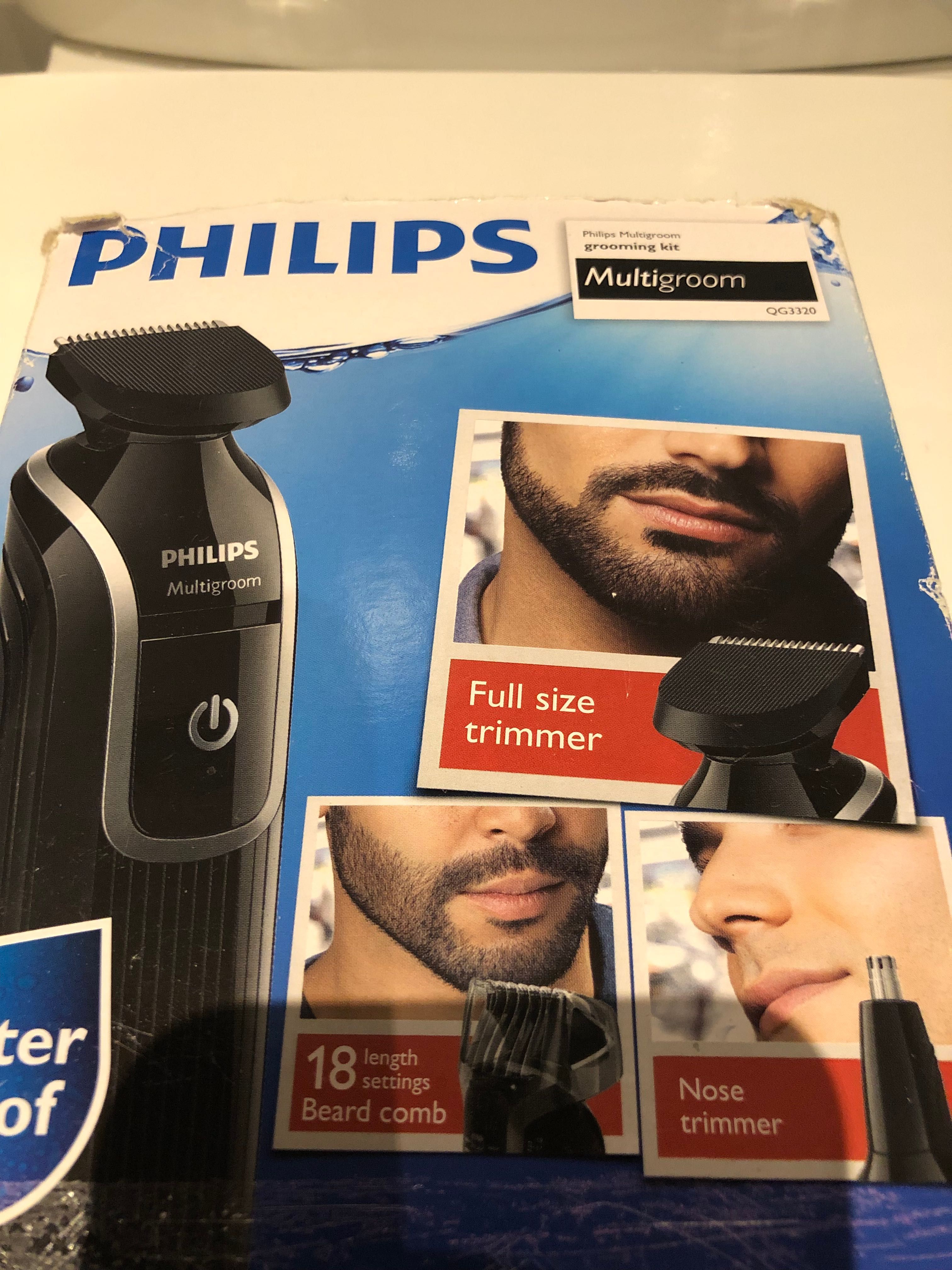 Aparador de barba e de precisão 3 em 1 Philips QG3320/15