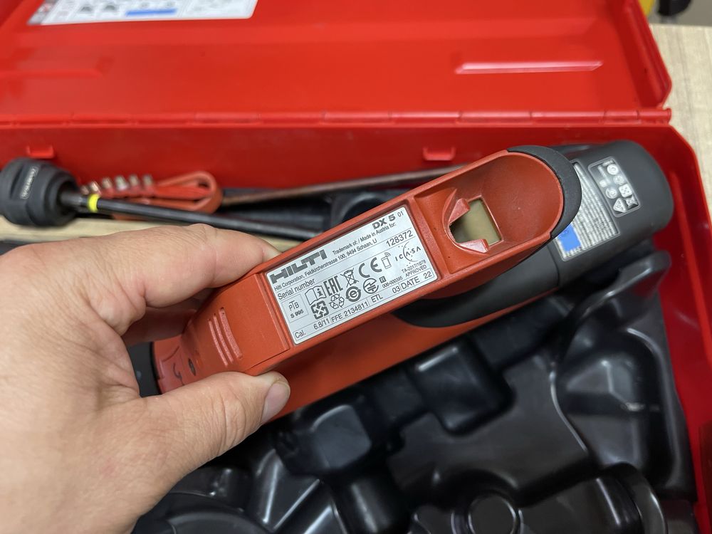 Hilti DX 5 + MX 72 / пороховий монтажний пістолет Хілті