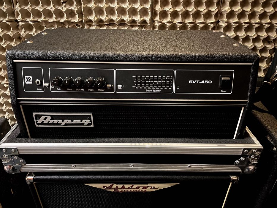 Ampeg SVT 450H (Made in Korea) + Custom Made Case "MrRonFX"