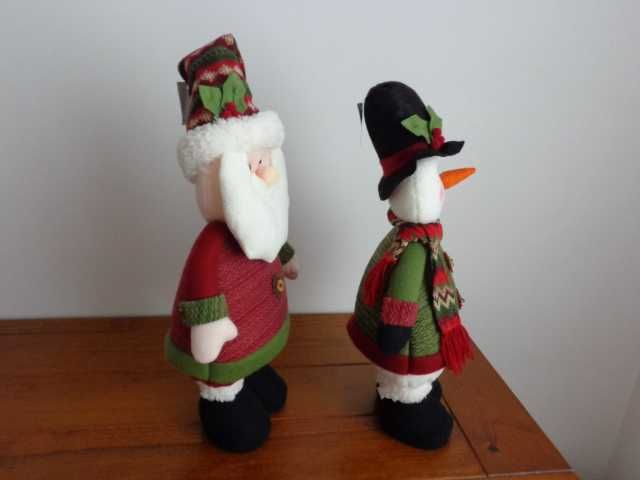 Pai Natal e Boneco de Neve