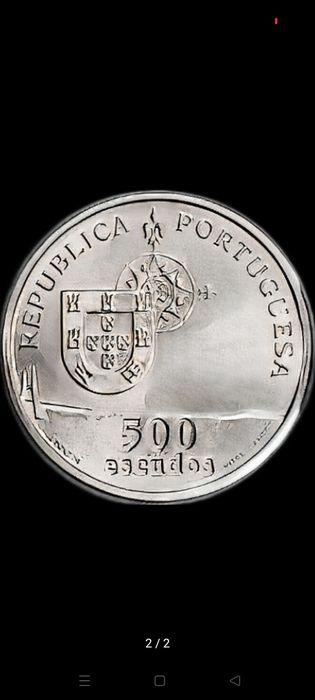 Moeda 500 Escudos Abertura da Ponte Vasco da Gama 1998