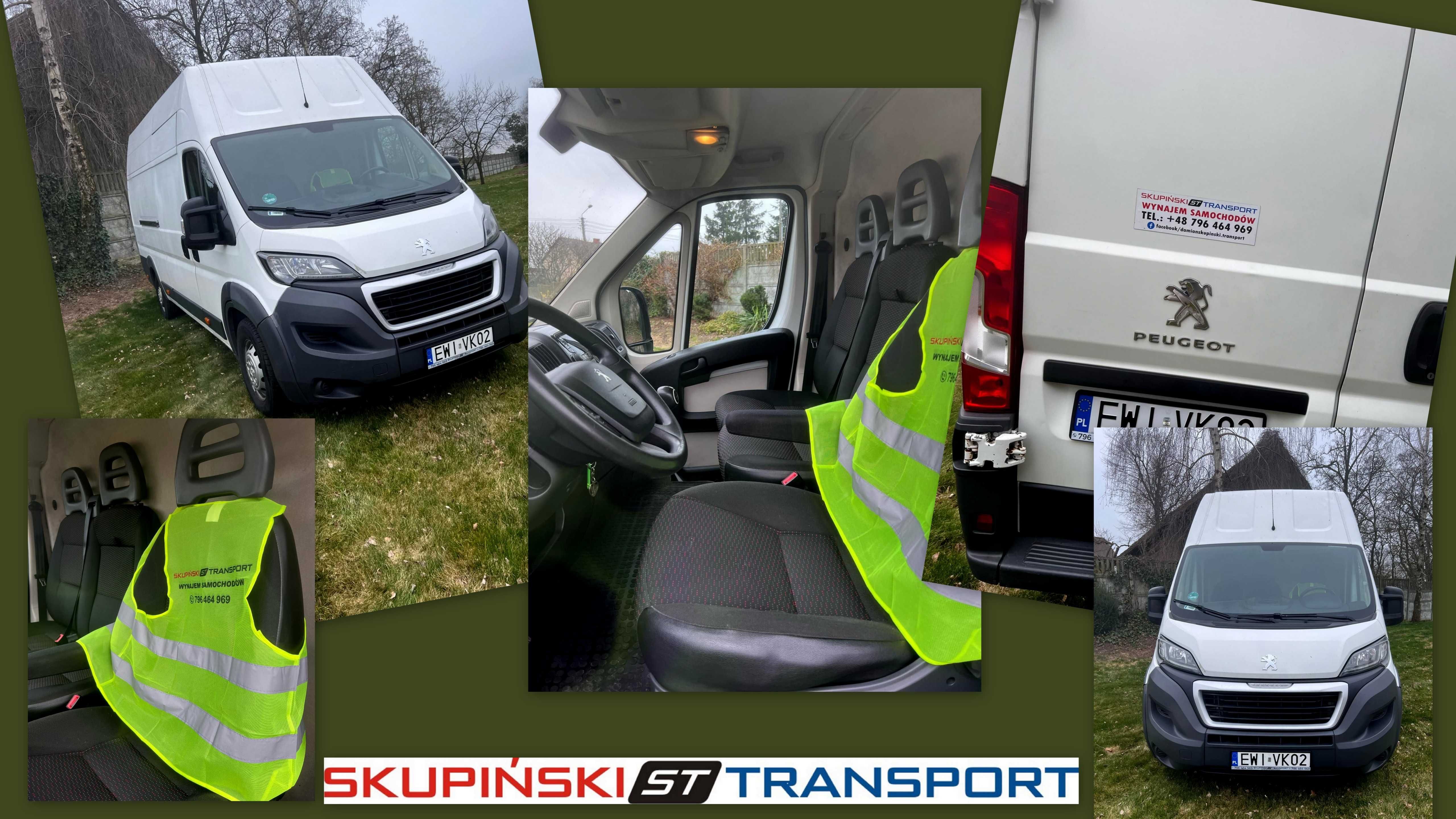 Wynajem busa dostawczego, dostawczaka, autolaweta, 5 7 9 osobowego