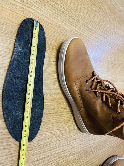 Теплі шкіряні зимові кросівки черевики ОРИГІНАЛ Ecco 27,5 см