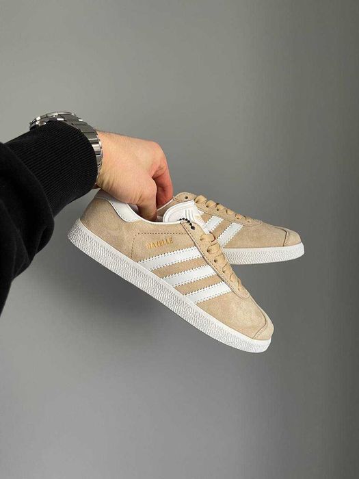 Жіночі Кросівки Adidas Gazelle Beige 36-41 (Оплата при отриманні)